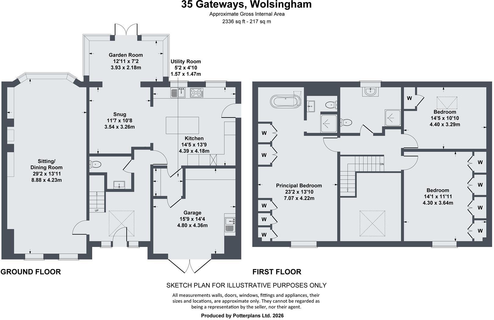 35 Gateways, Wolsingham, County Durham floorplan