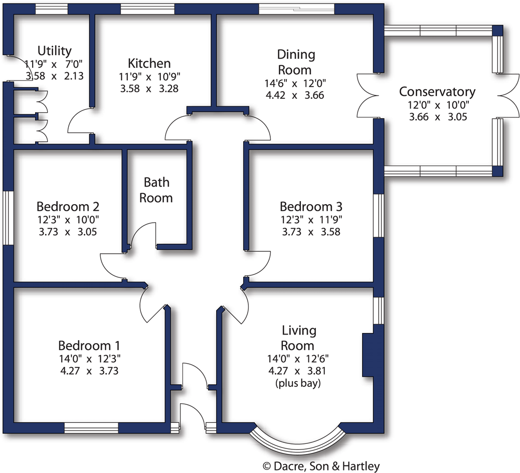 Skipton Old Road, Foulridge, Colne, Lancashire, BB8 floorplan
