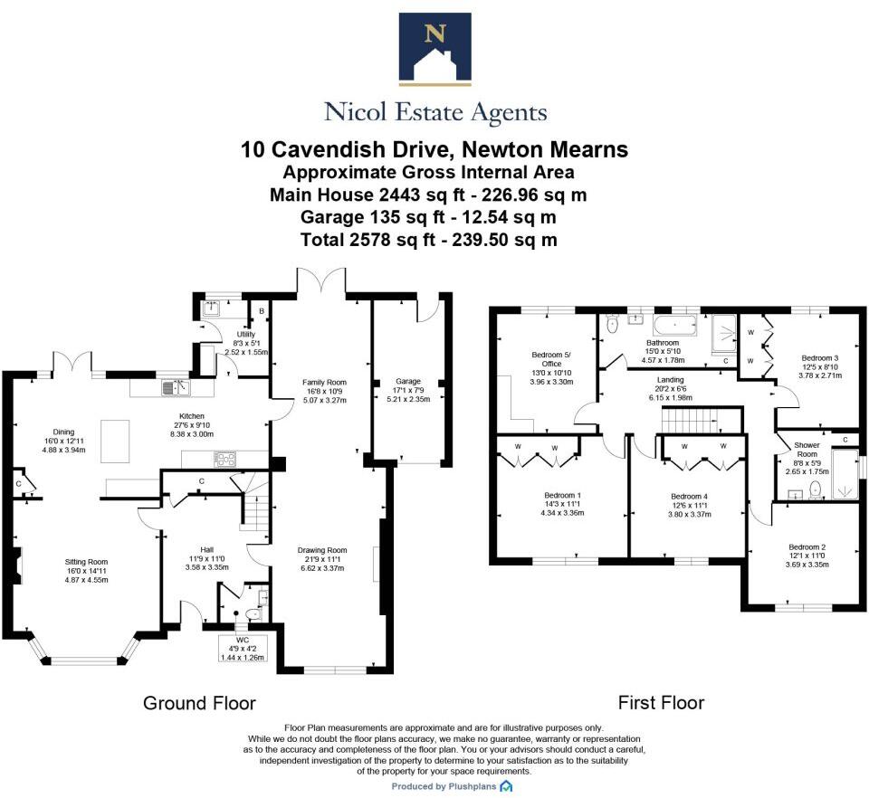 Cavendish Drive, Newton Mearns floorplan