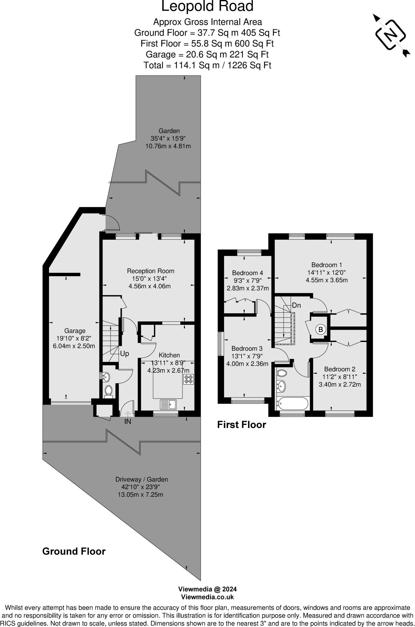 Leopold Road, Wimbledon, SW19 floorplan