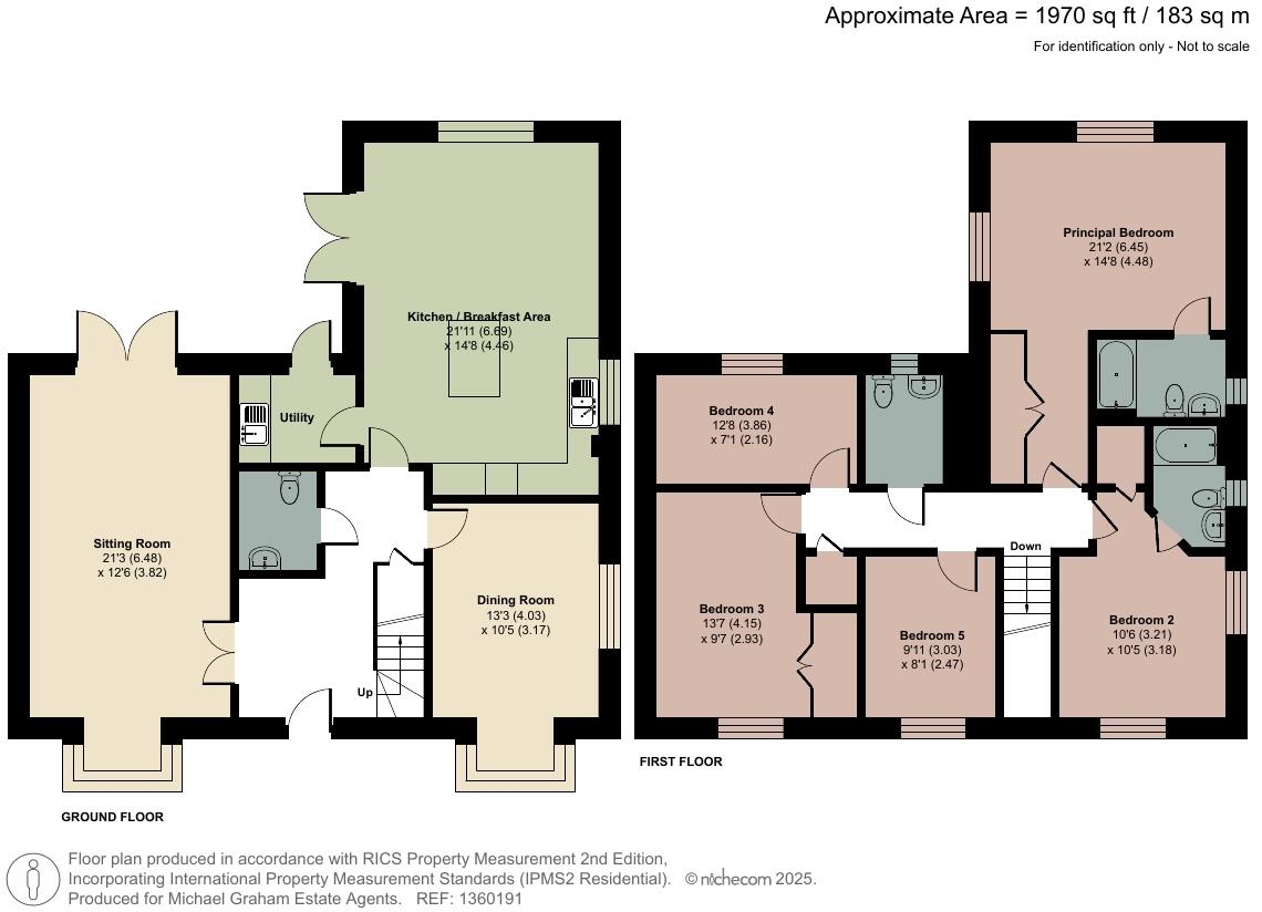 Ickwell Road, Upper Caldecote, Biggleswade, Bedfordshire, SG18 floorplan