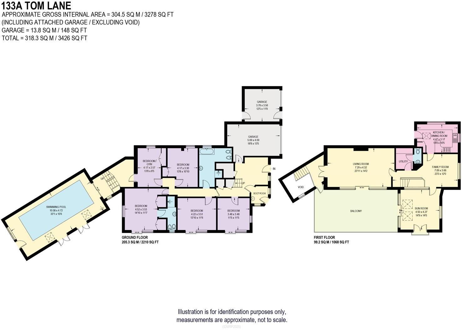 Mayfield View, Tom Lane, Fulwood, Sheffield floorplan
