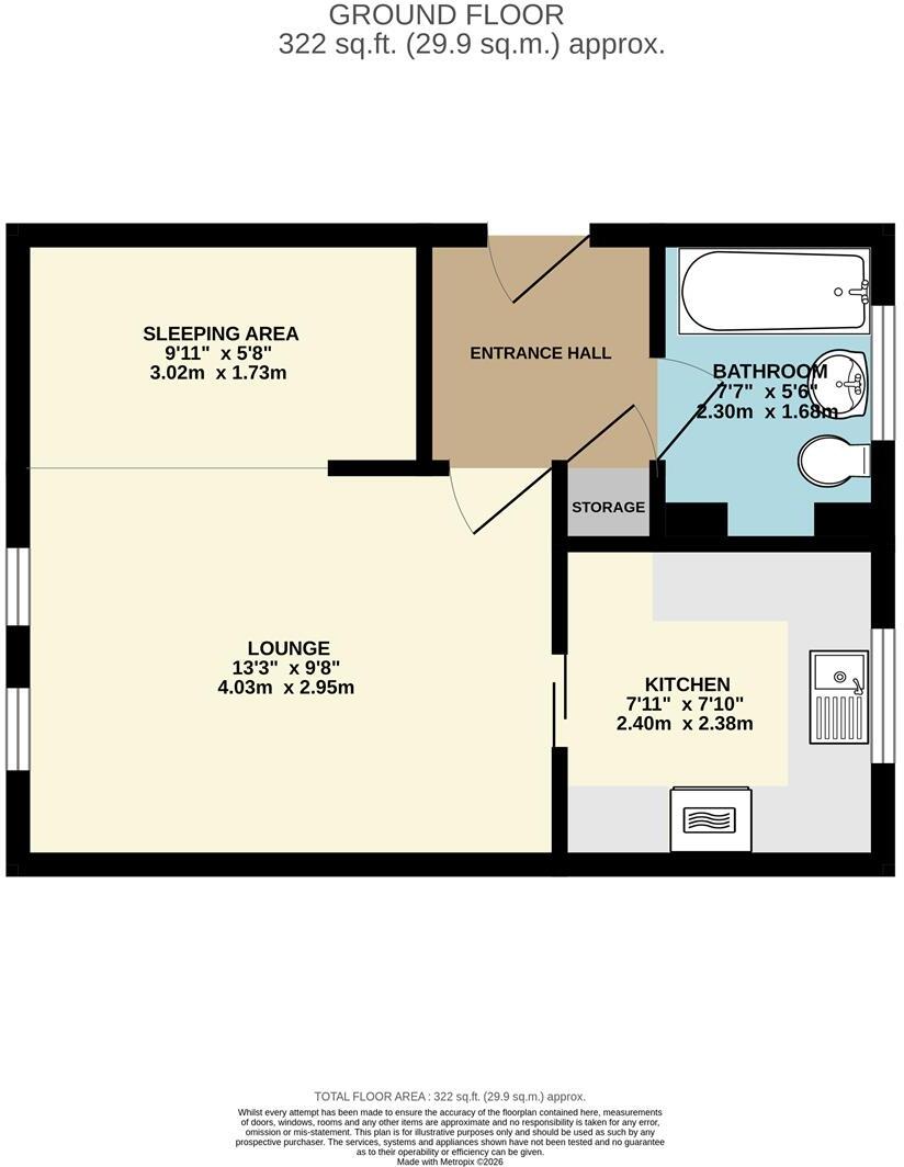 Bewdley Street, Evesham floorplan
