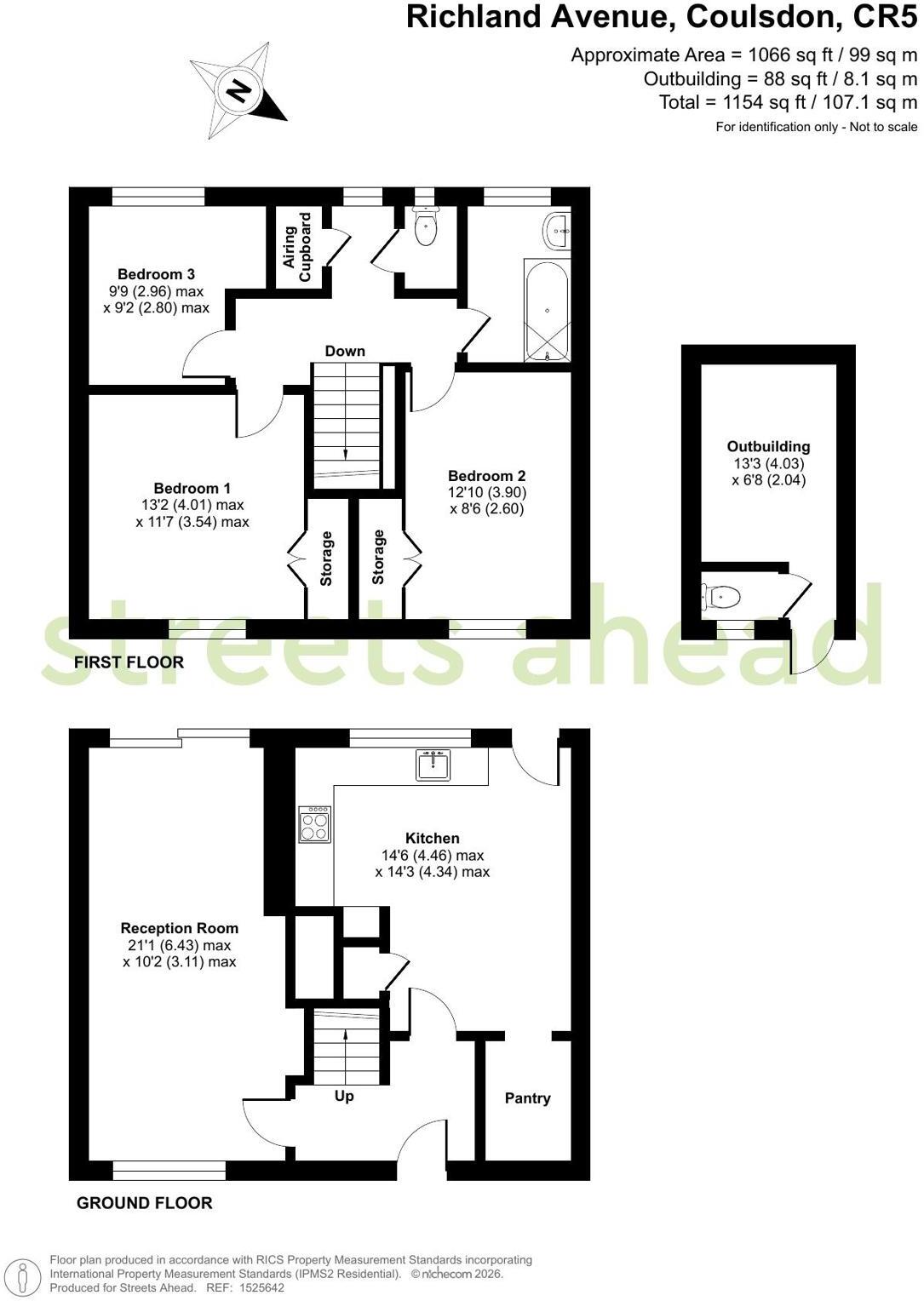 Richland Avenue, Coulsdon, CR5 floorplan