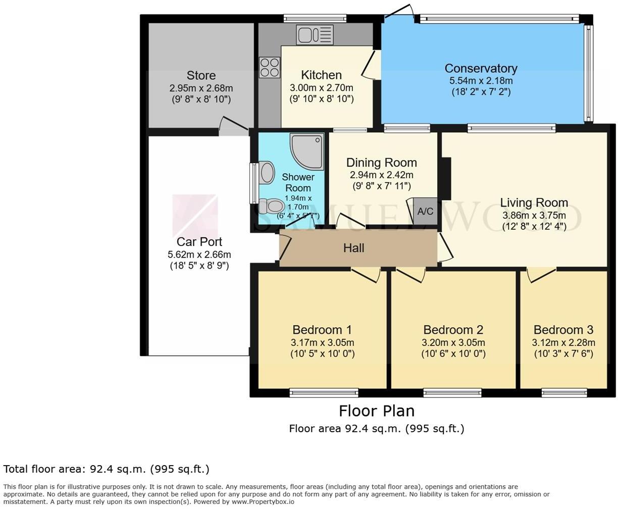 Rock Lane, Ludlow floorplan