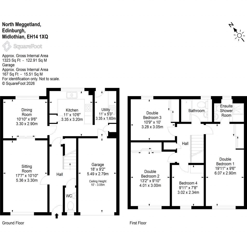73 North Meggetland, Edinburgh, EH14 1XQ floorplan