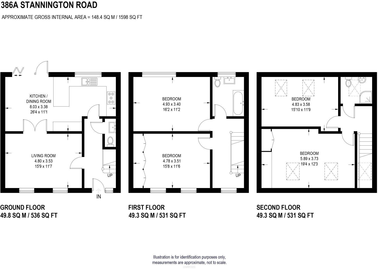 Stannington Road, Sheffield, S6 5QQ floorplan