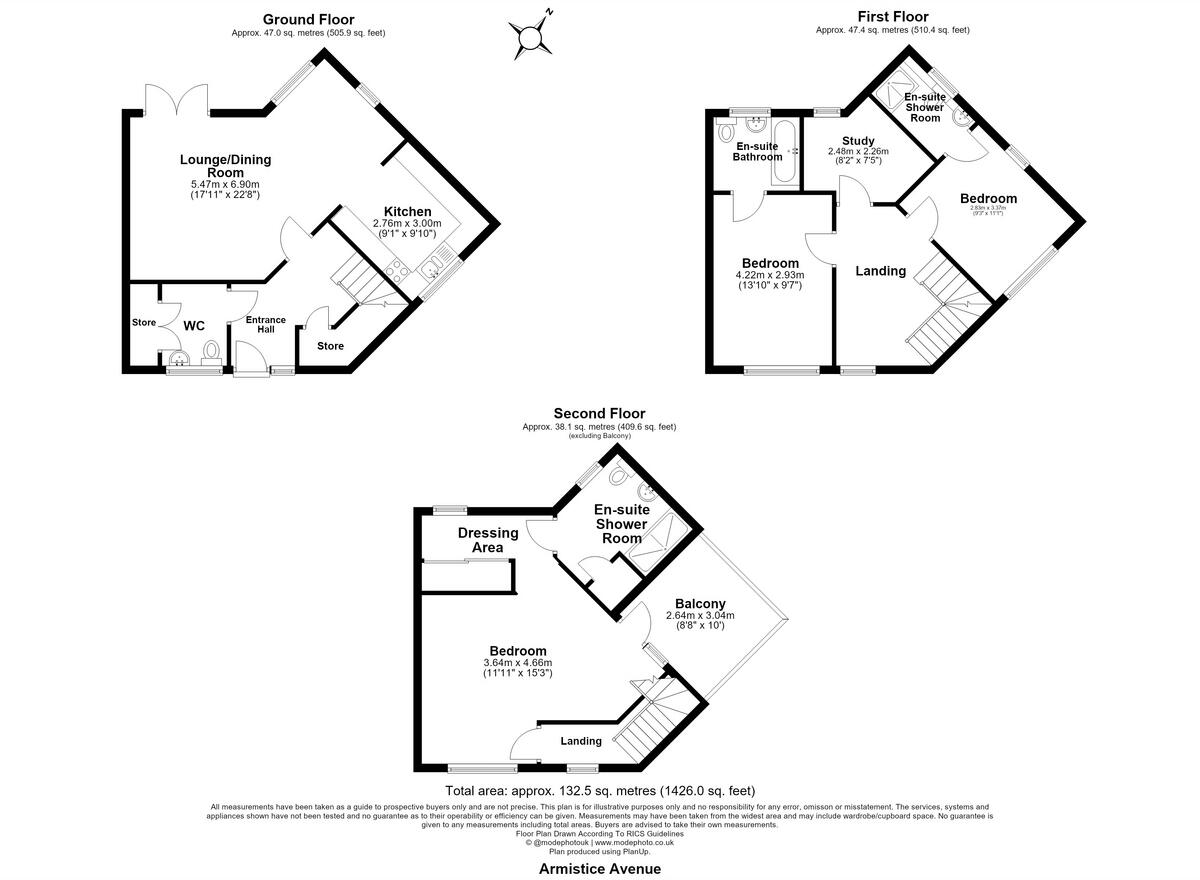 Armistice Avenue, Chelmsford, CM1 6 floorplan