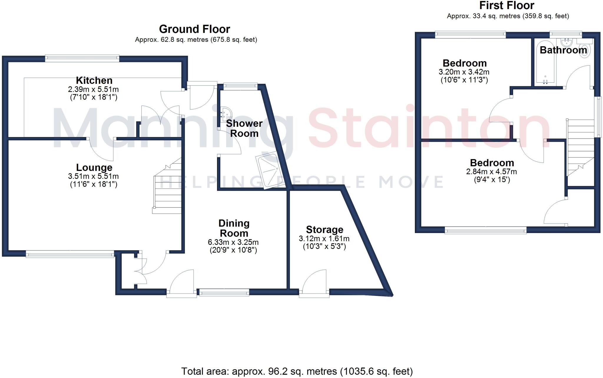 Regina Crescent, Havercroft, Wakefield, West Yorkshire floorplan