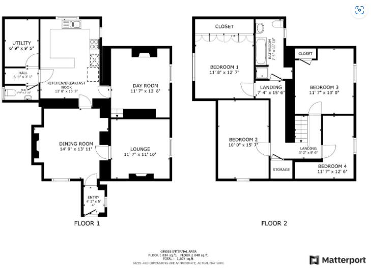 Gwyddelwern, Corwen floorplan