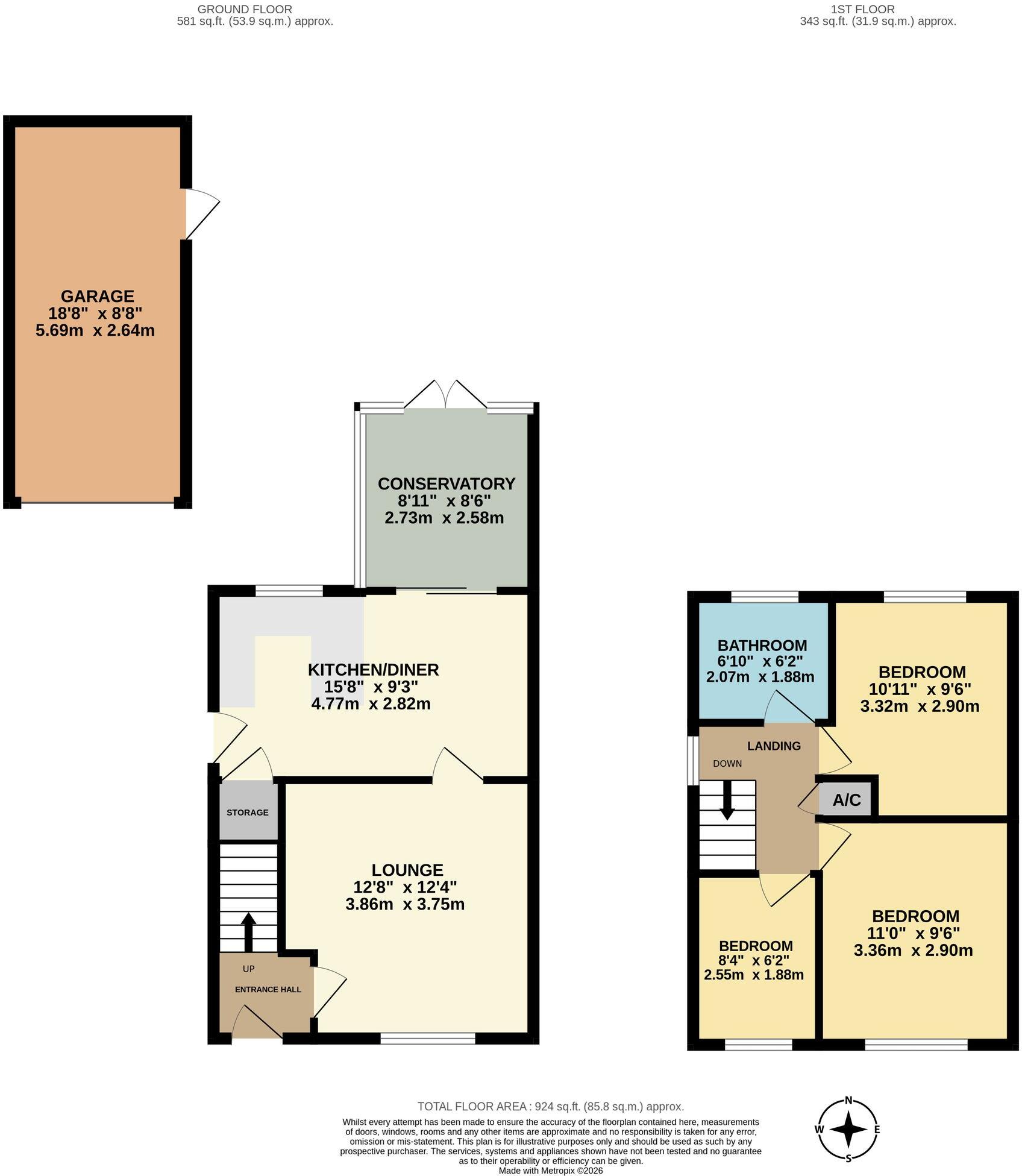 Hawthorn Drive, Melton Mowbray, LE13 floorplan