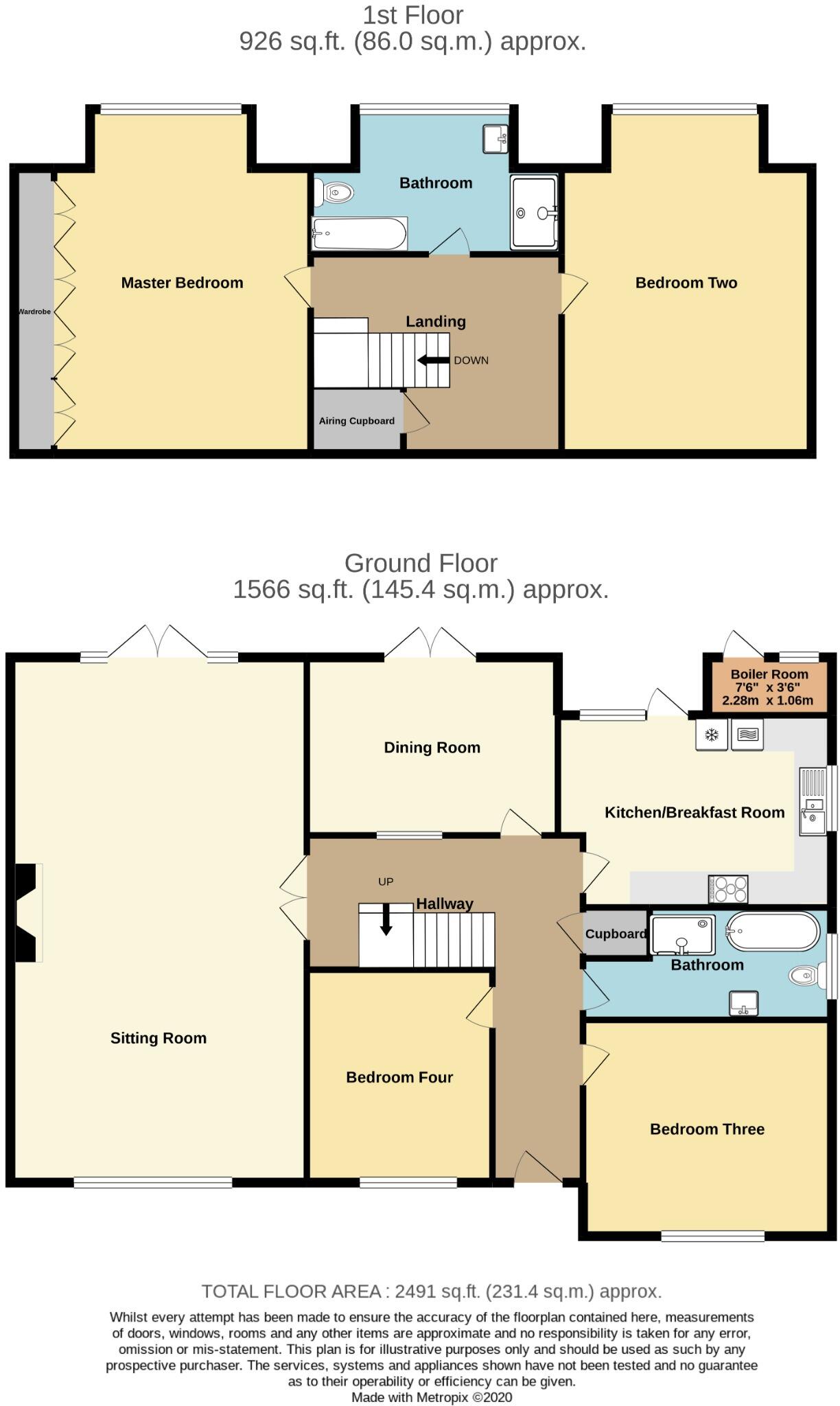 West End, Southampton floorplan