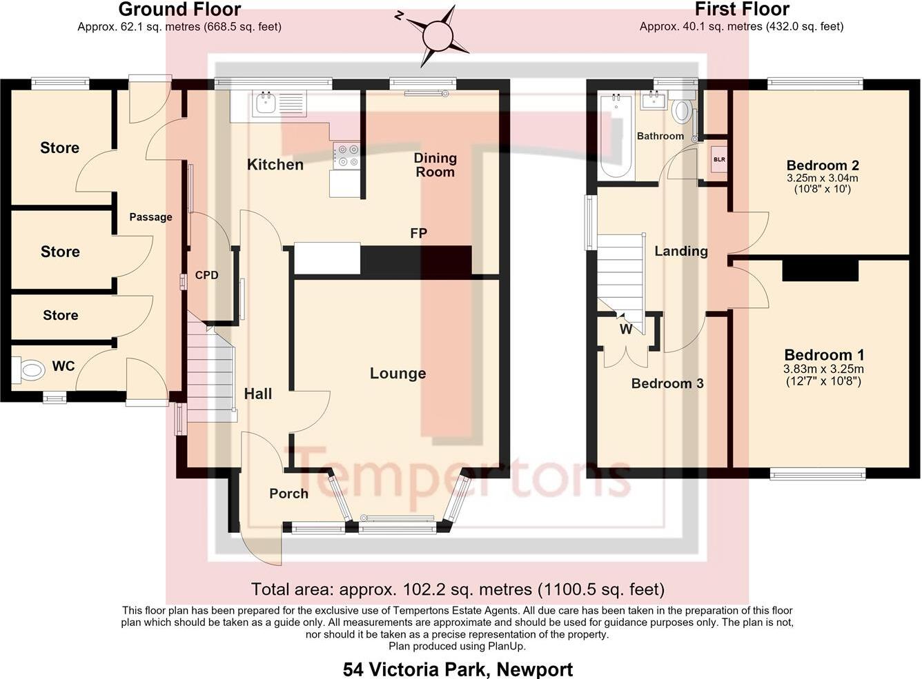 Victoria Park, Newport floorplan