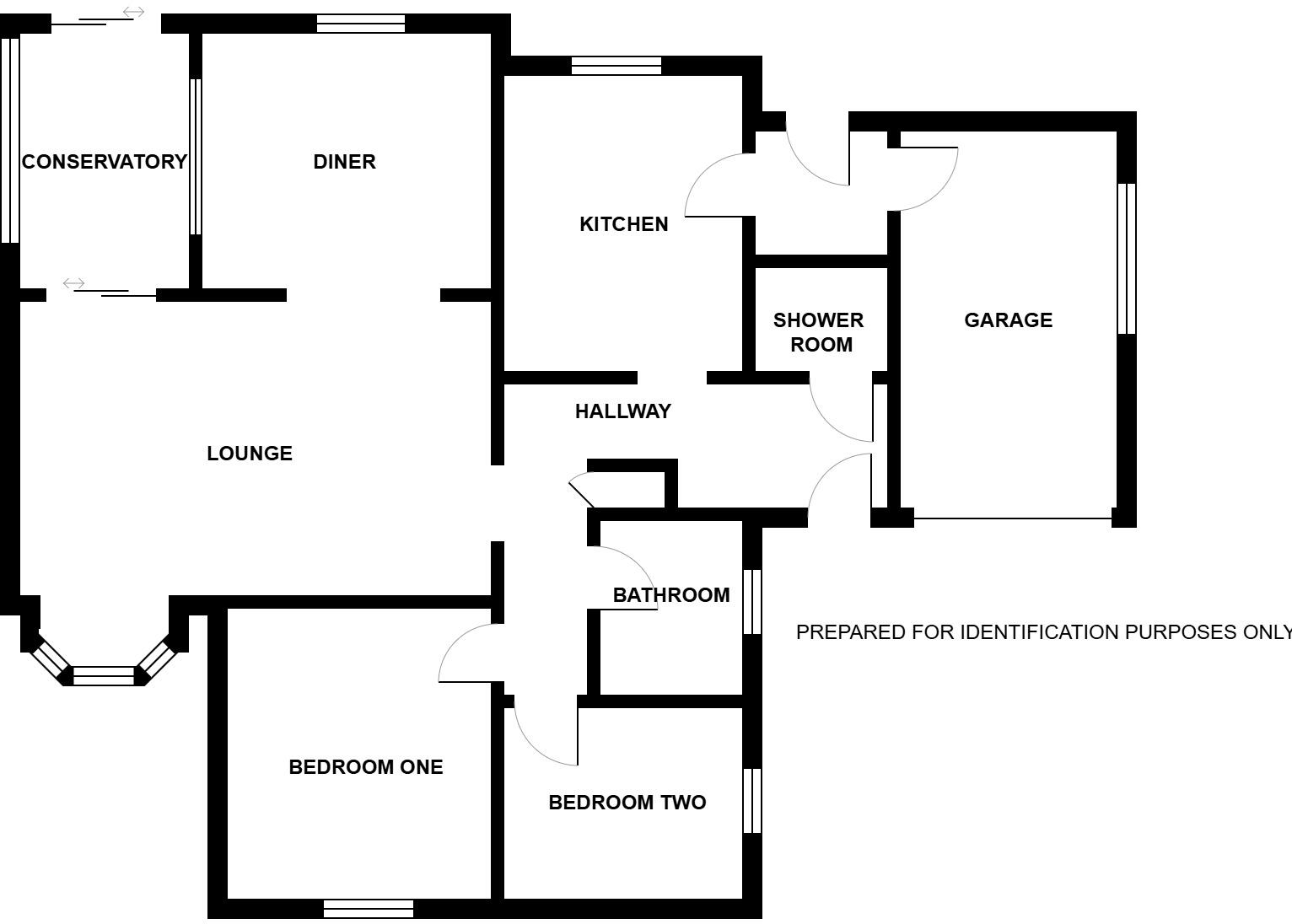 42 Highfield Road, Saxilby, Lincoln, Lincolnshire LN1 2QJ floorplan