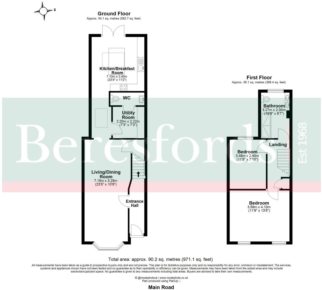 Main Road, Broomfield, CM1 floorplan