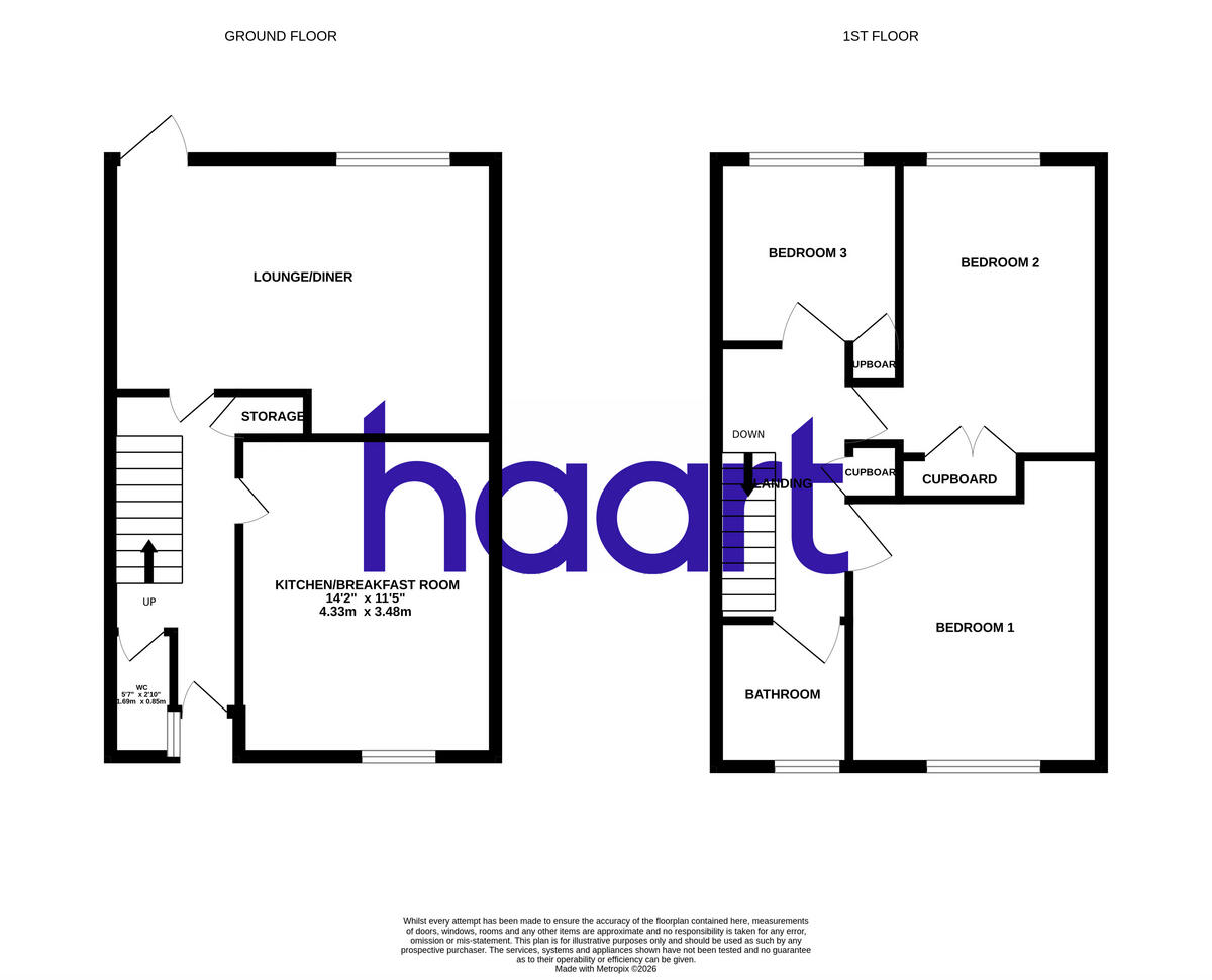 Coltsfoot Path, Harold Hill floorplan
