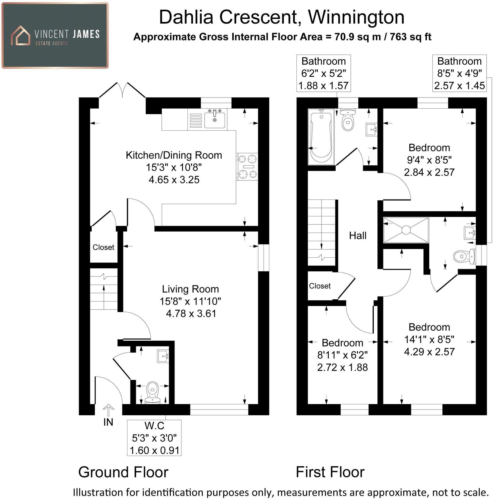 Dahlia Crescent, Northwich, CW8 floorplan
