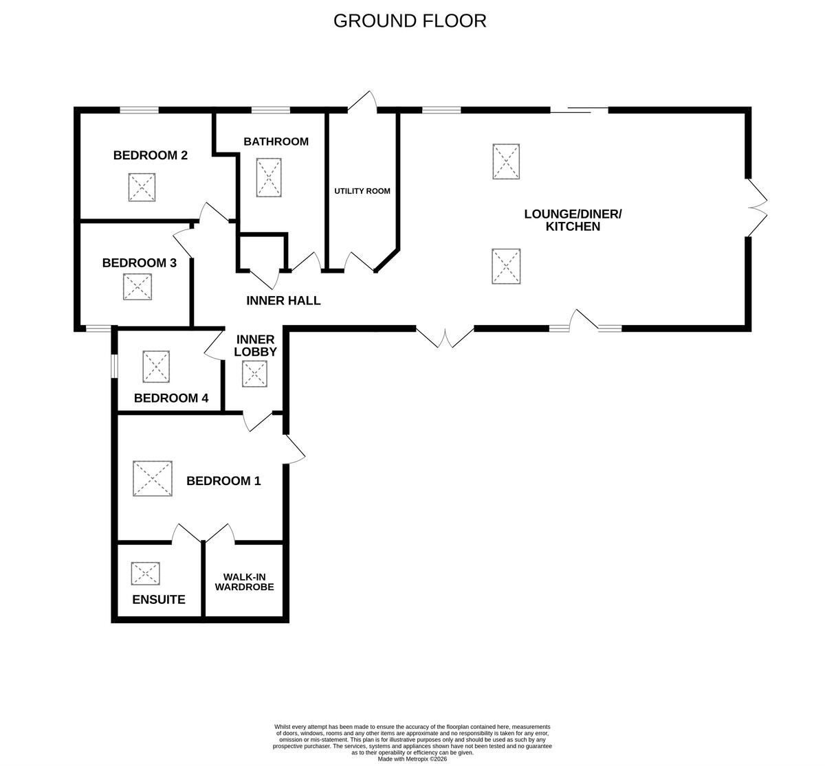 Back Lane, Rollesby floorplan