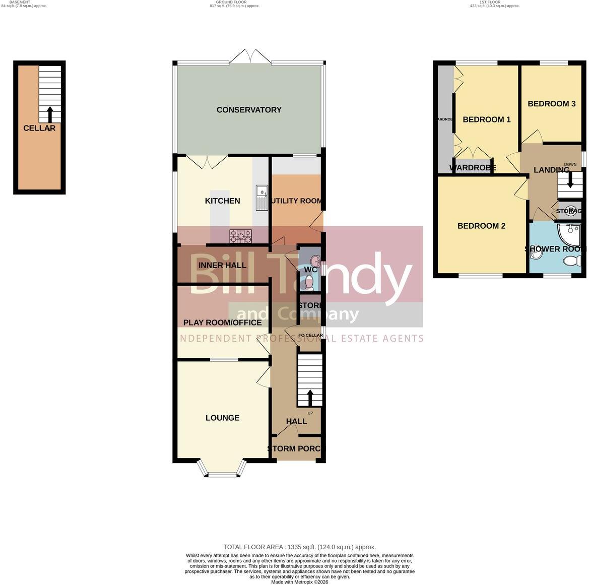 Highfields Road, Chasetown, Burntwood, WS7 floorplan