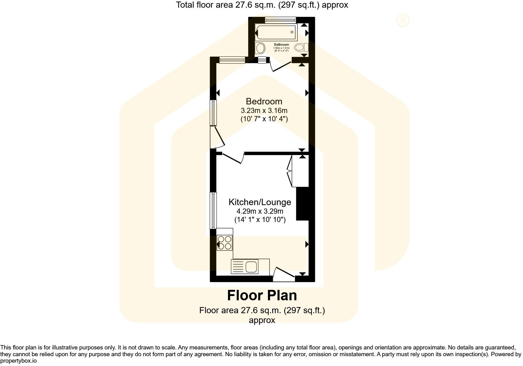 Flat 2, 6 Hastings Road, Southend-on-Sea, SS1 2DR floorplan