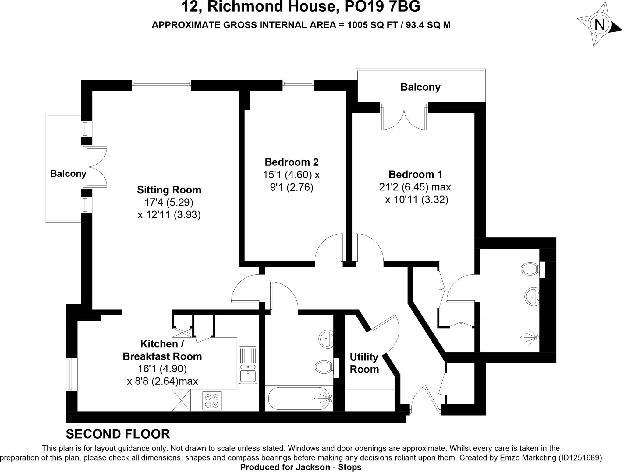 Church Square, Chichester, West Sussex, PO19 floorplan