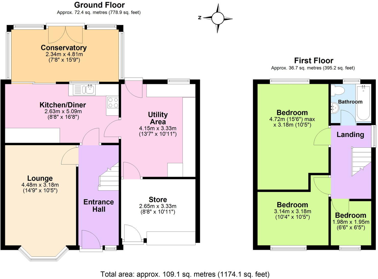 Clumber Drive, Radcliffe on Trent, NG12 floorplan