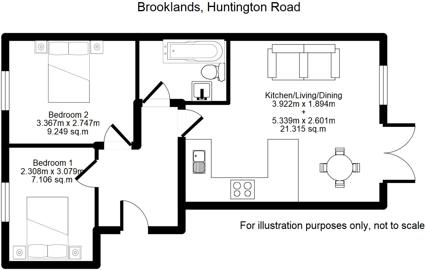 Huntington Road floorplan