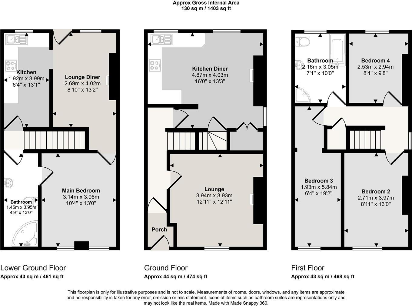 Keighley Road, Silsden, floorplan
