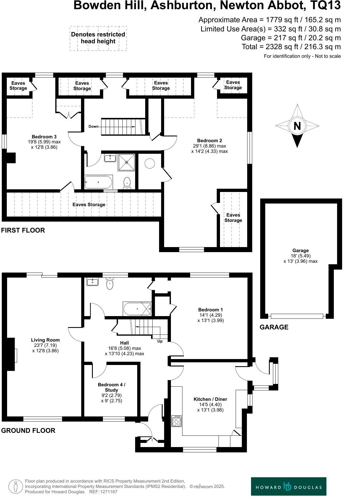 Bowden Hill, Ashburton floorplan