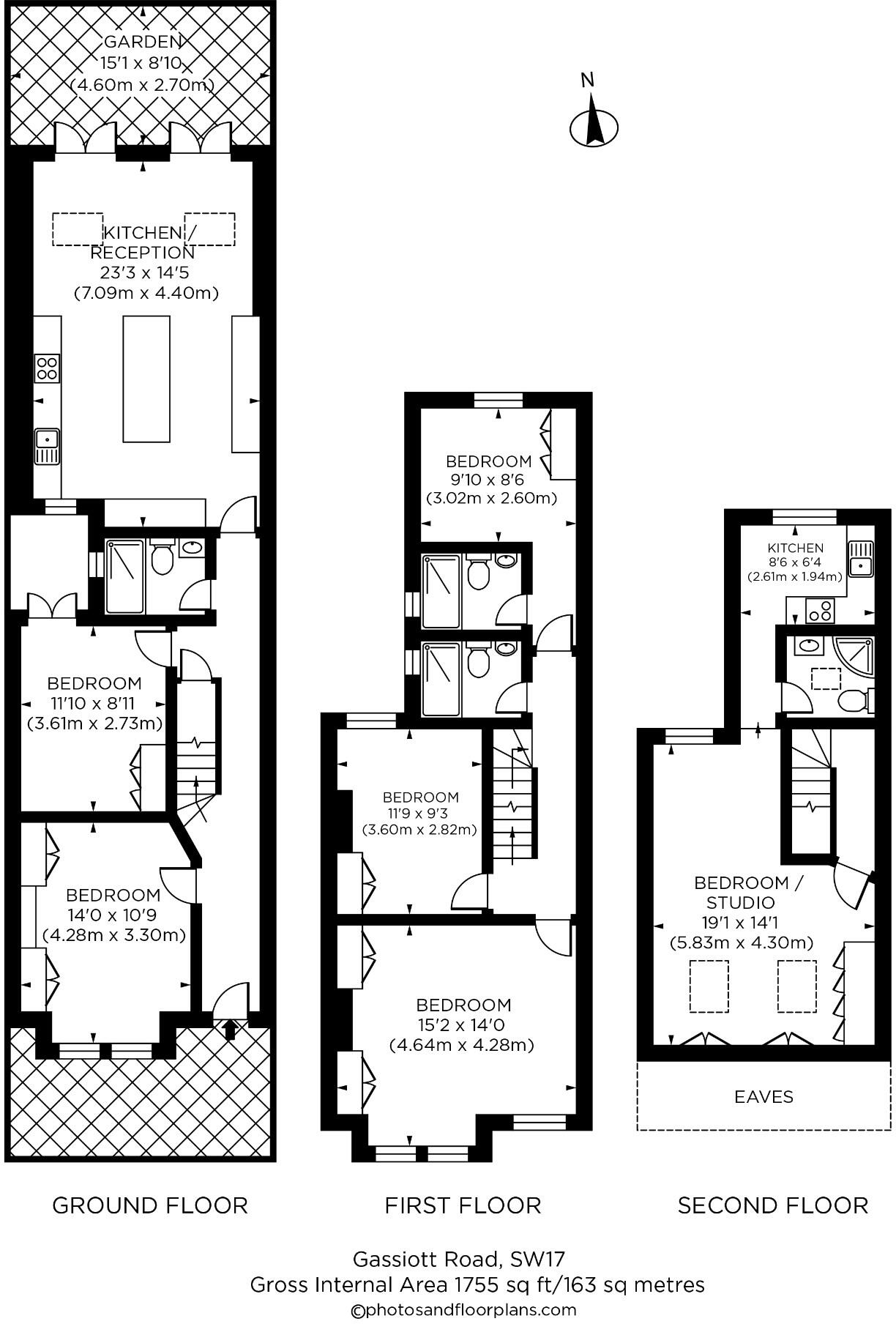 Gassiot Road, London, SW17 floorplan