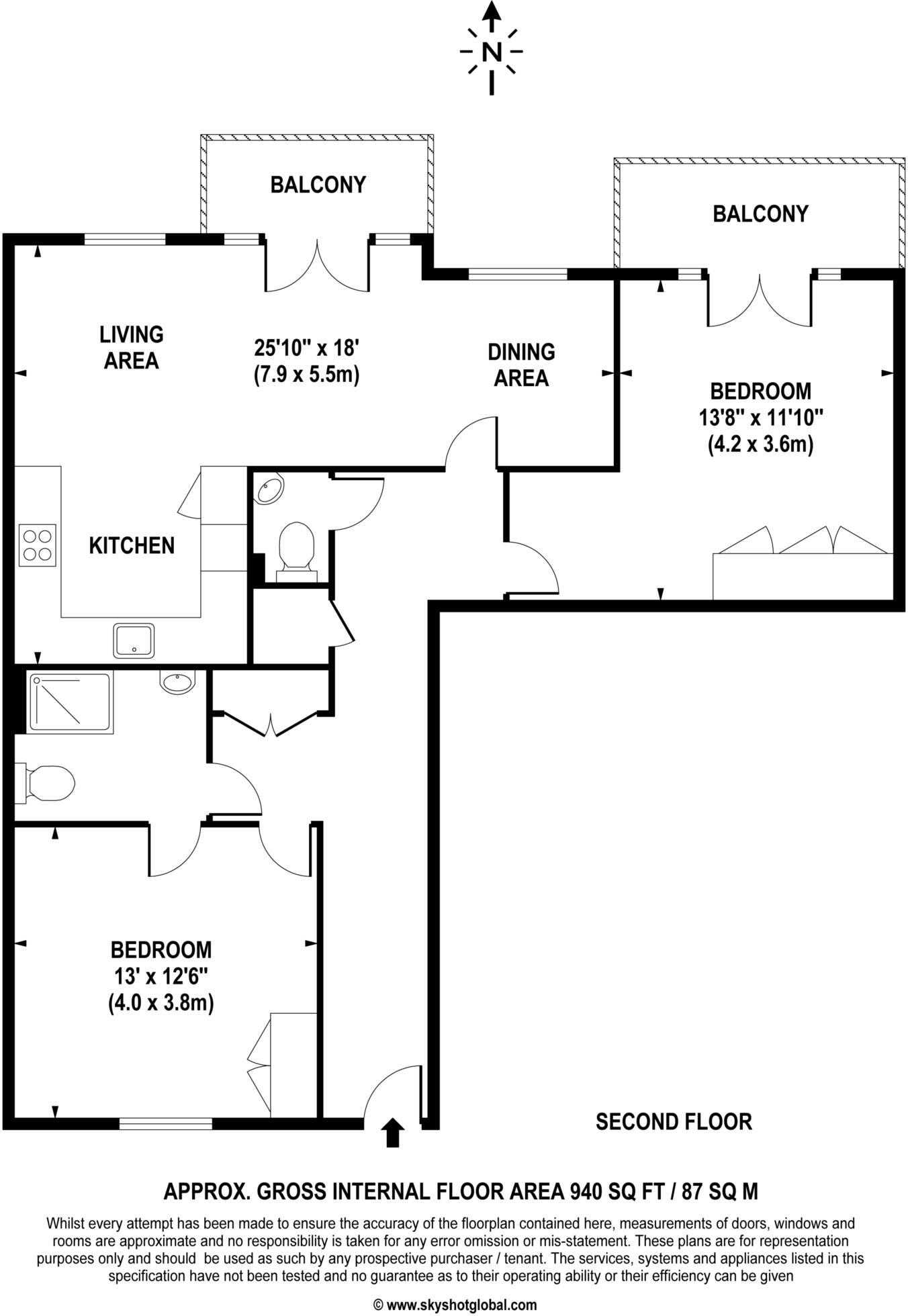 Rise Road, Ascot floorplan