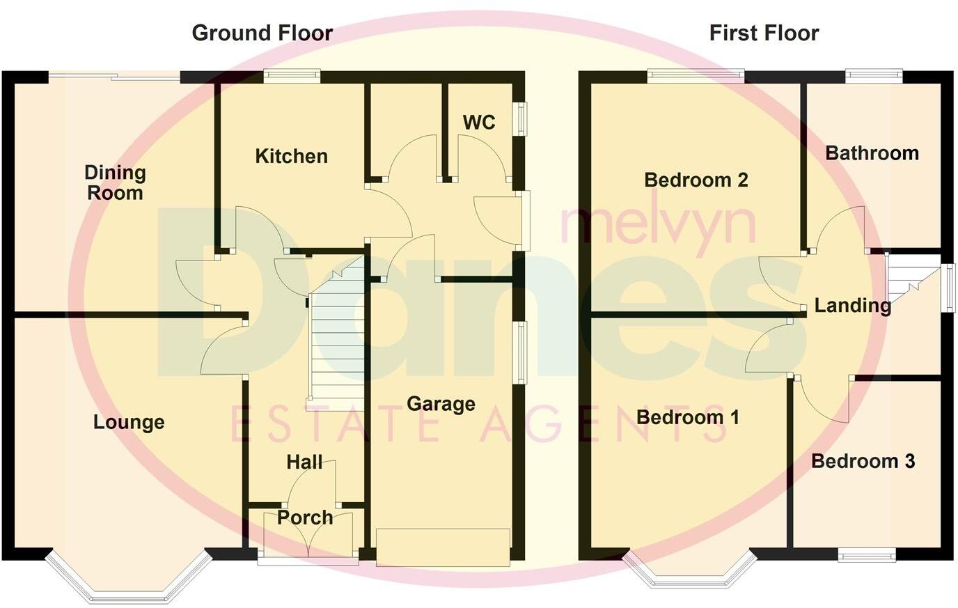 Dyas Road, Hollywood floorplan