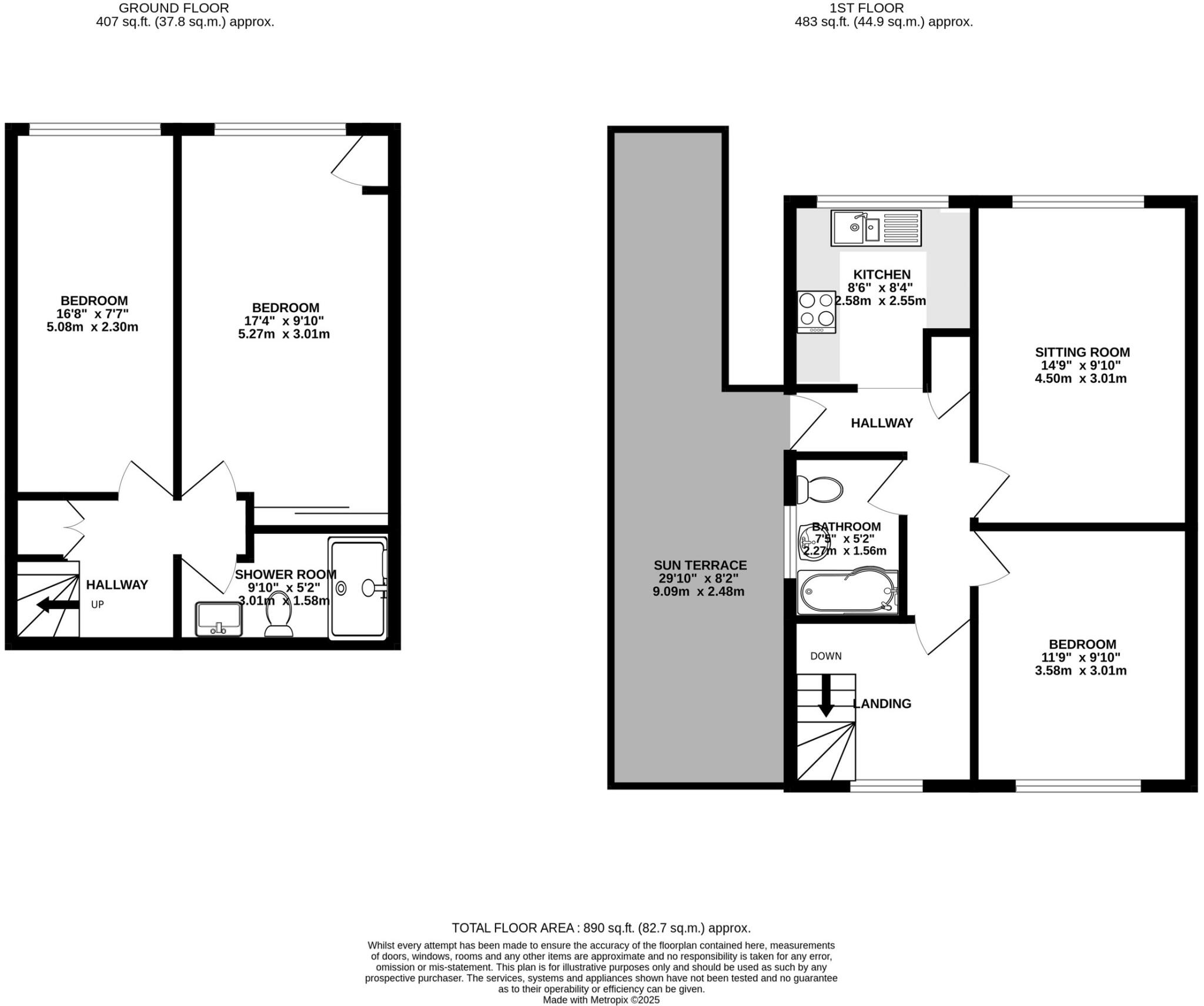14, Goonrea, West Looe, Cornwall floorplan