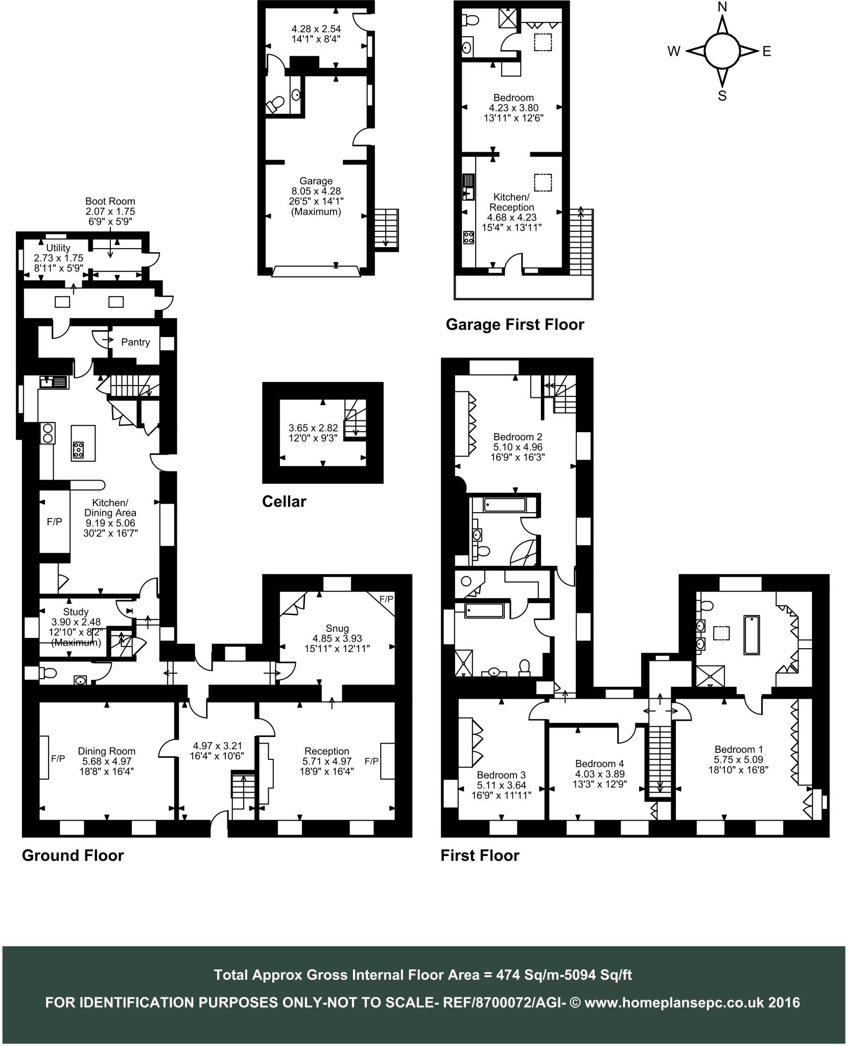 West Street, Oundle, Peterborough, Northamptonshire, PE8 floorplan