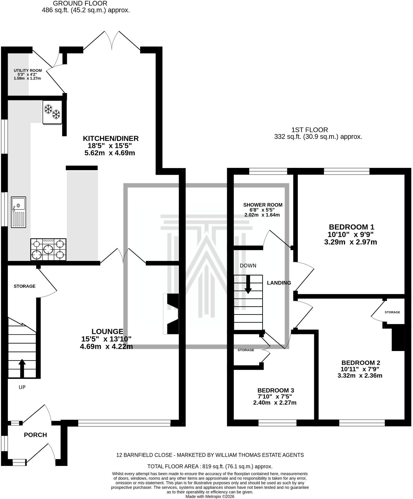 Barnfield Close, Bolton, BL7 floorplan