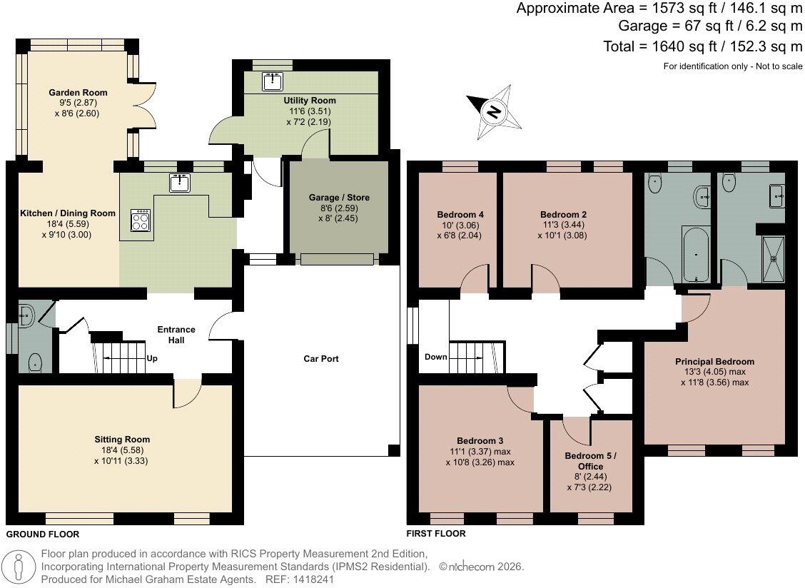 Mountsfield Close, Newport Pagnell, Buckinghamshire, MK16 floorplan