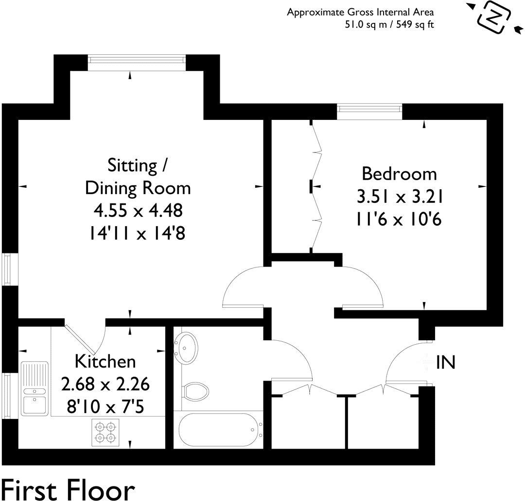 Grove Court, Newtown Road, Newbury, Berkshire, RG14 floorplan