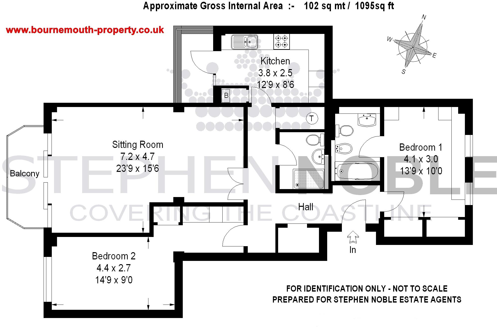 Manor Road, Bournemouth, Dorset, BH1 floorplan