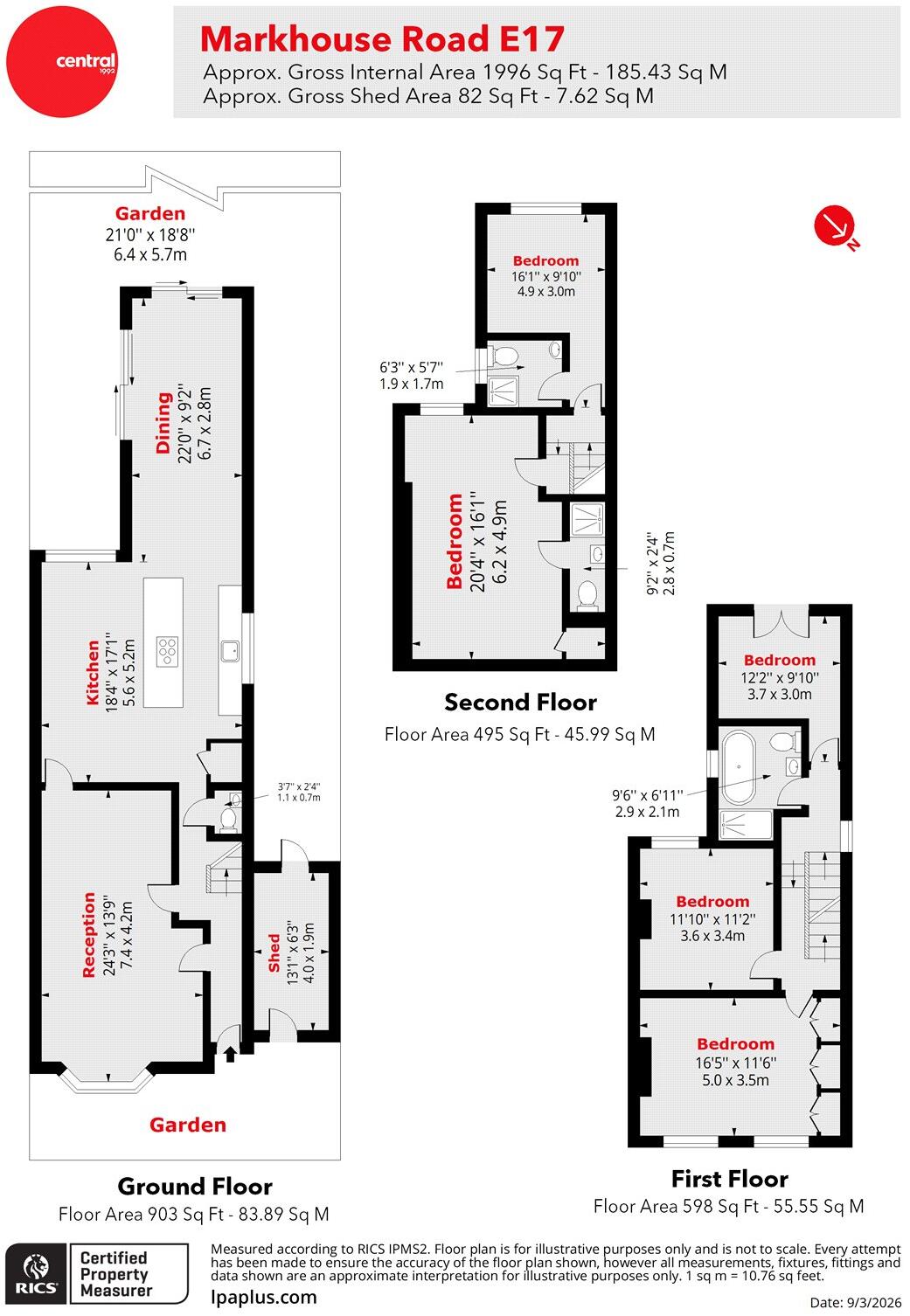 Markhouse Road, Walthamstow, London, E17 floorplan
