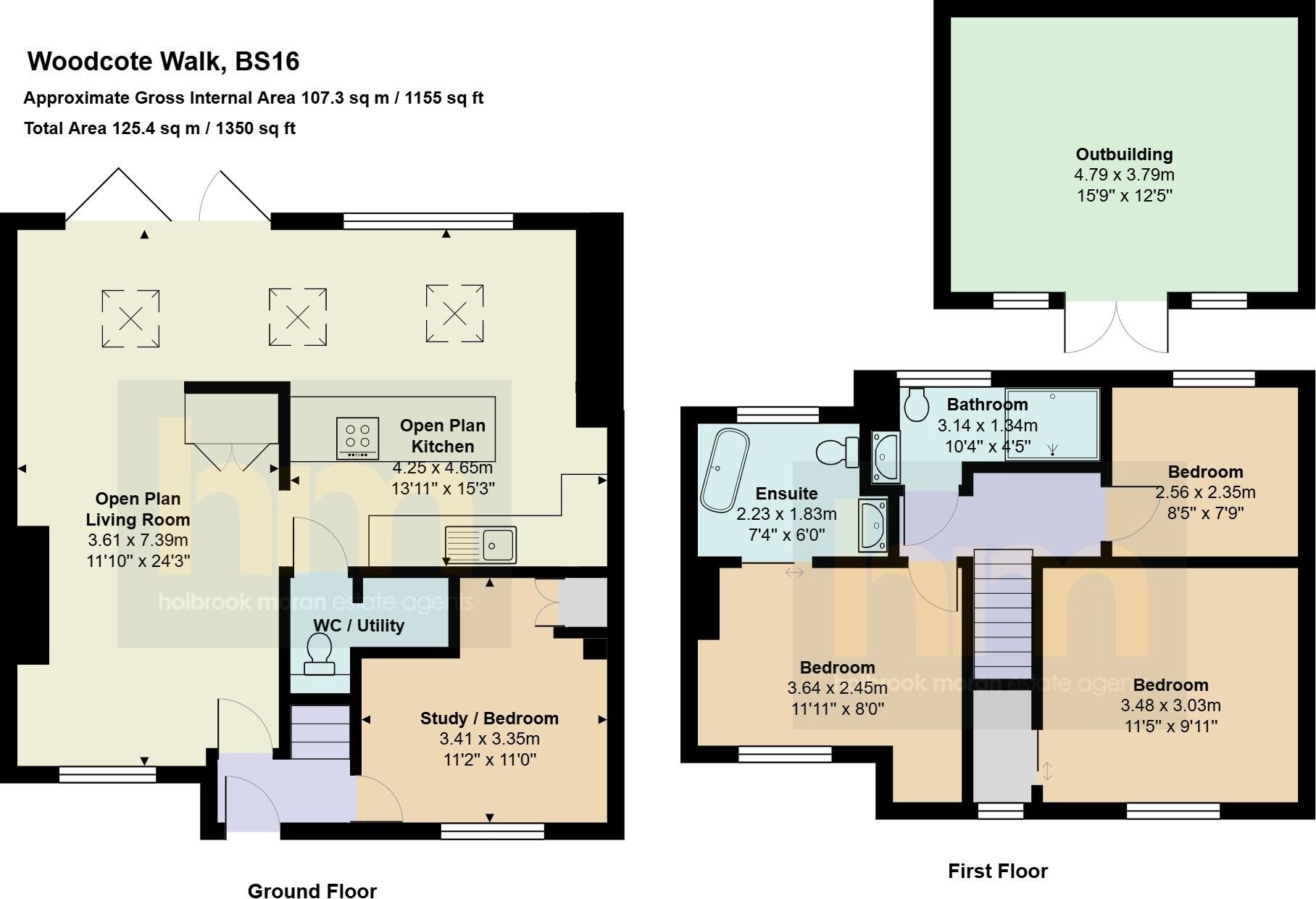 Woodcote Walk, Bristol floorplan