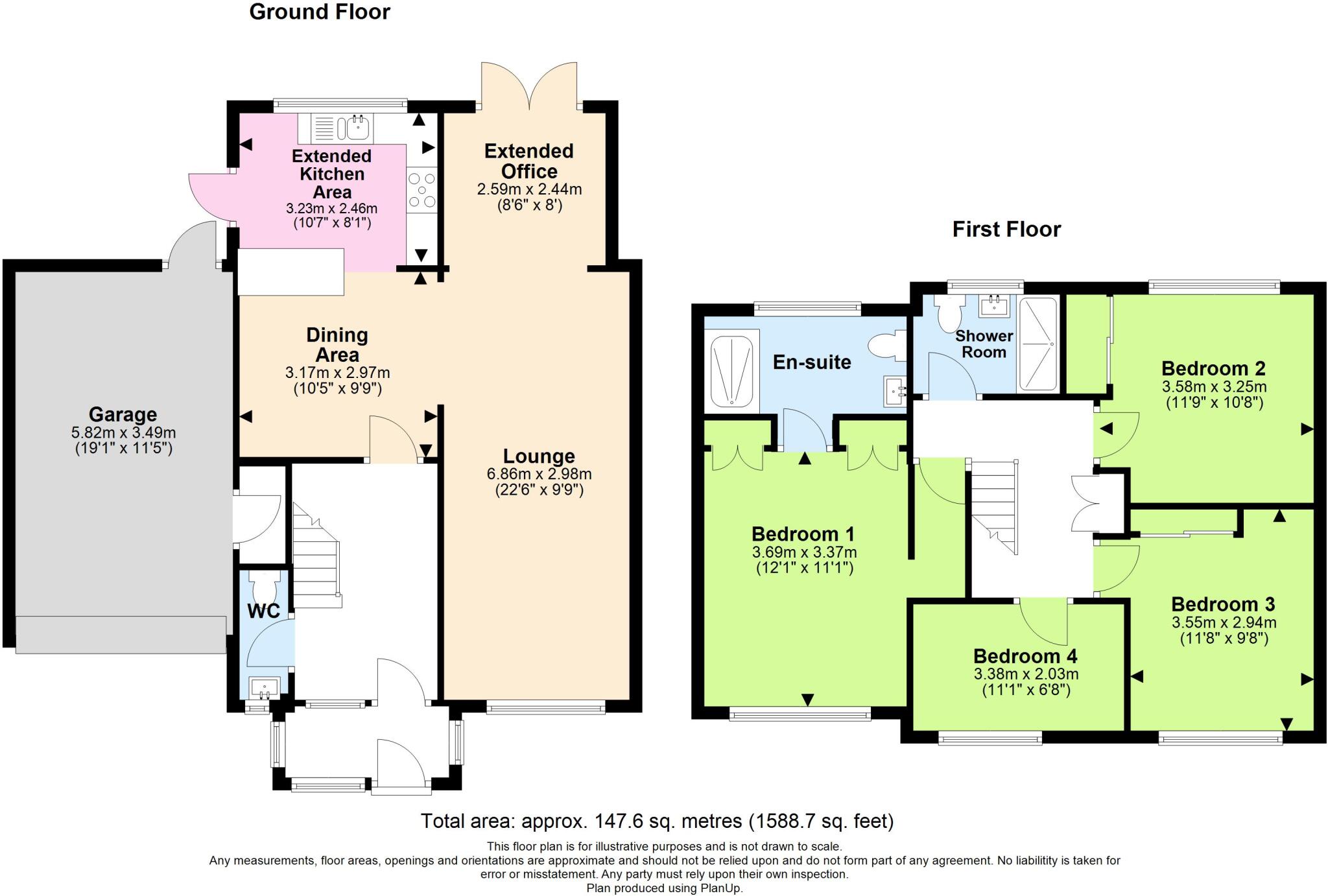 Old Barn Way, Southwick floorplan