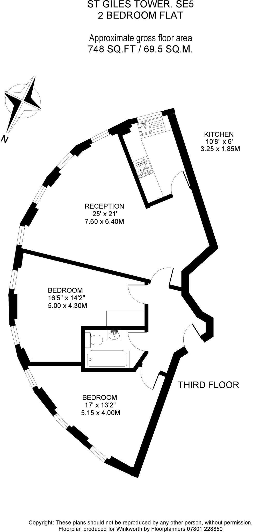 Gables Close, London, SE5 floorplan