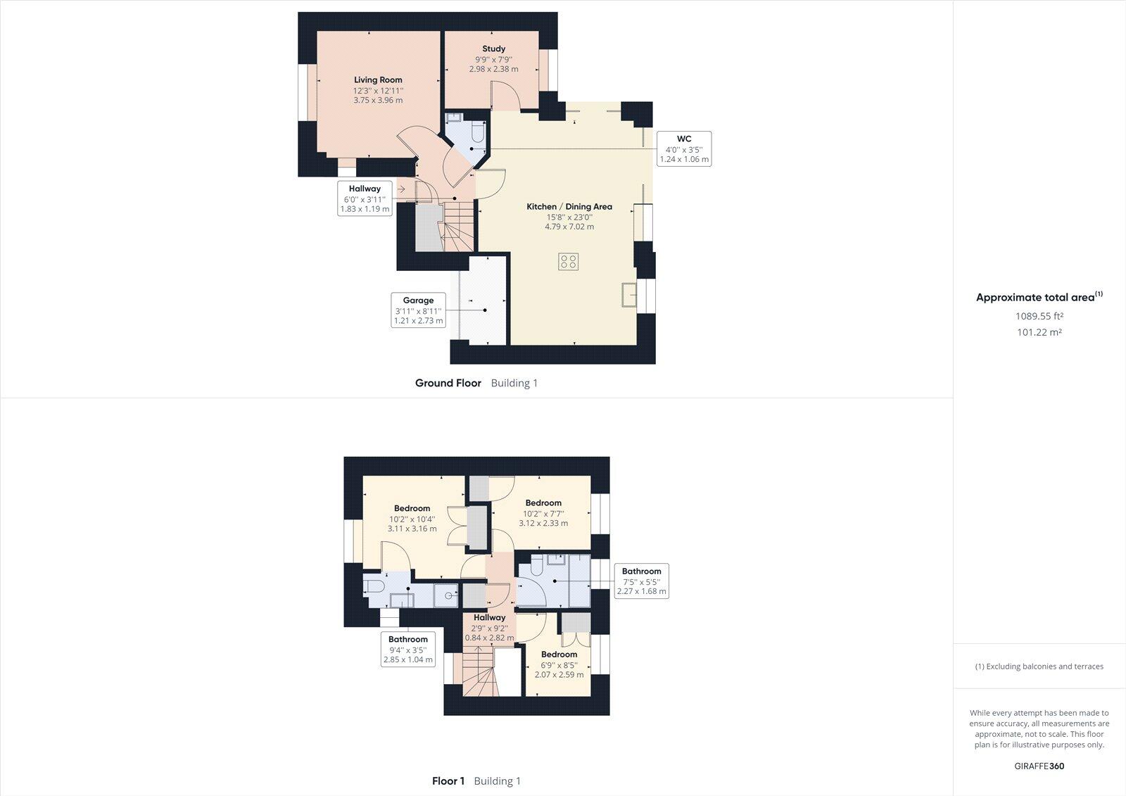 The Knoll, Tilehurst, Reading, RG31 floorplan