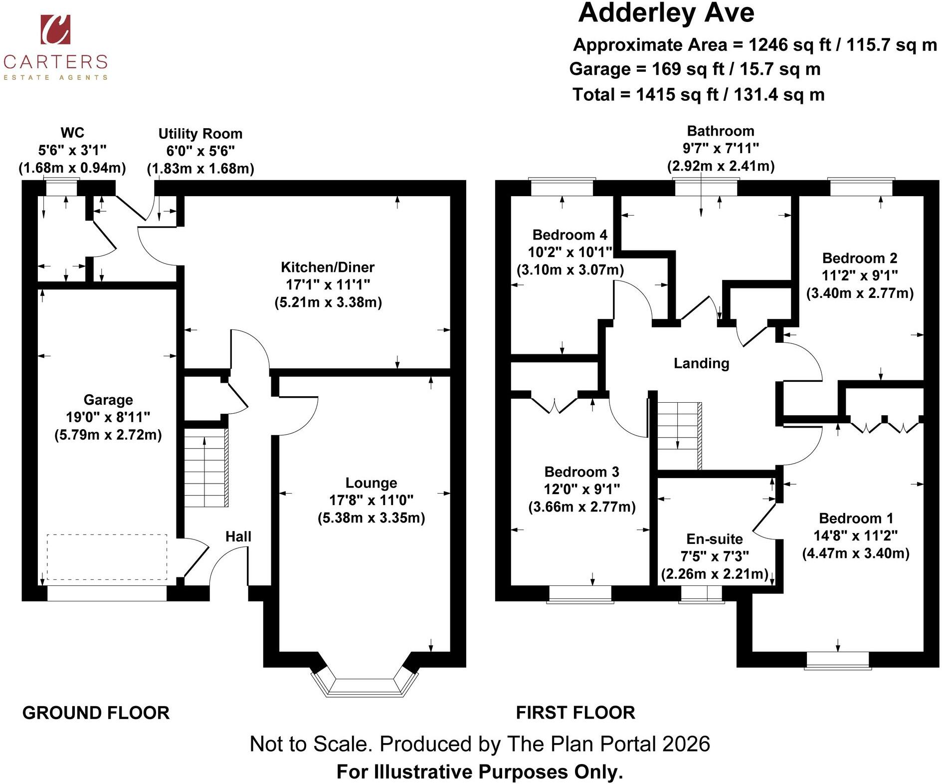 Adderley Avenue, Nuneaton, CV10 floorplan