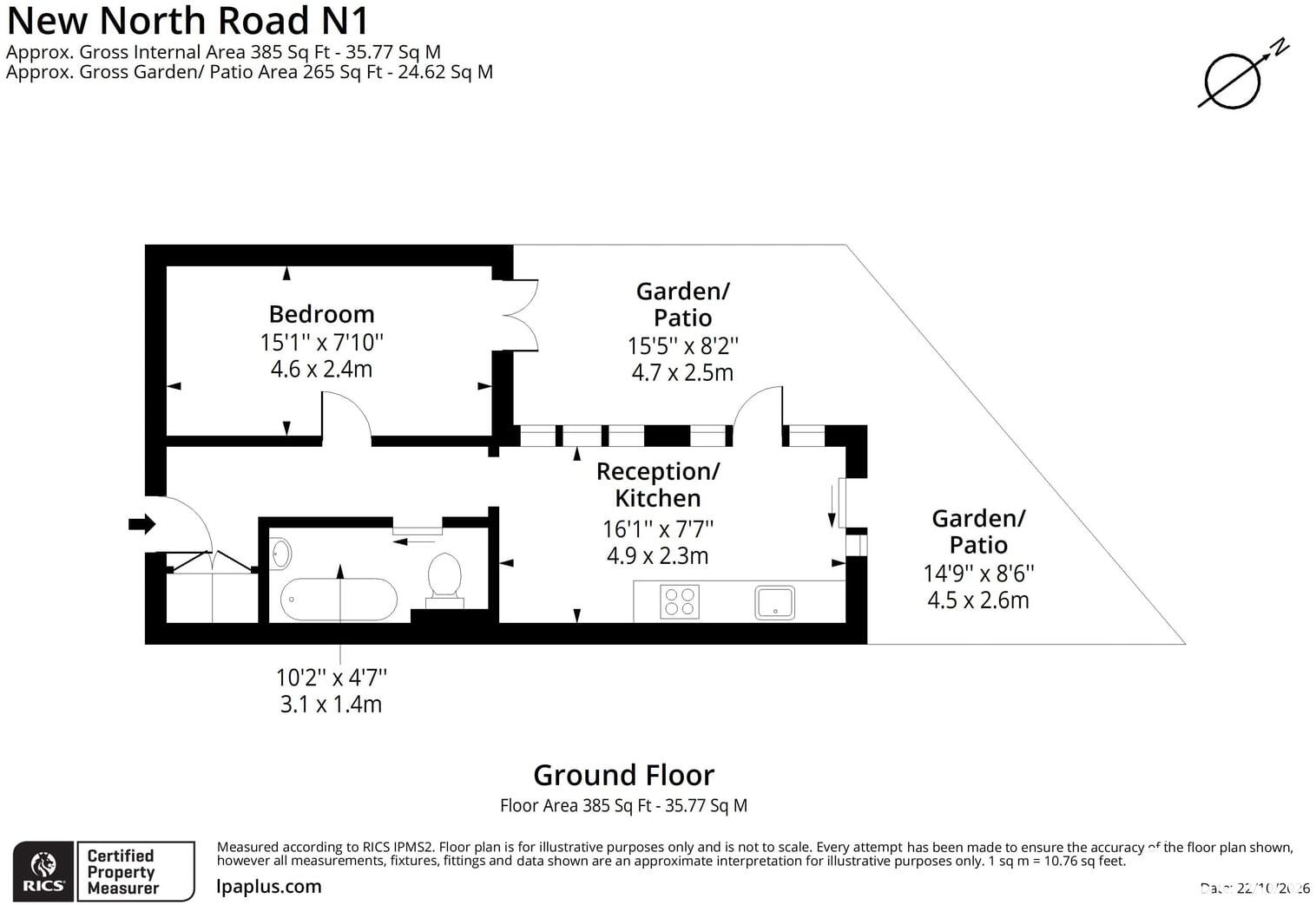 New North Road, London, N1 floorplan