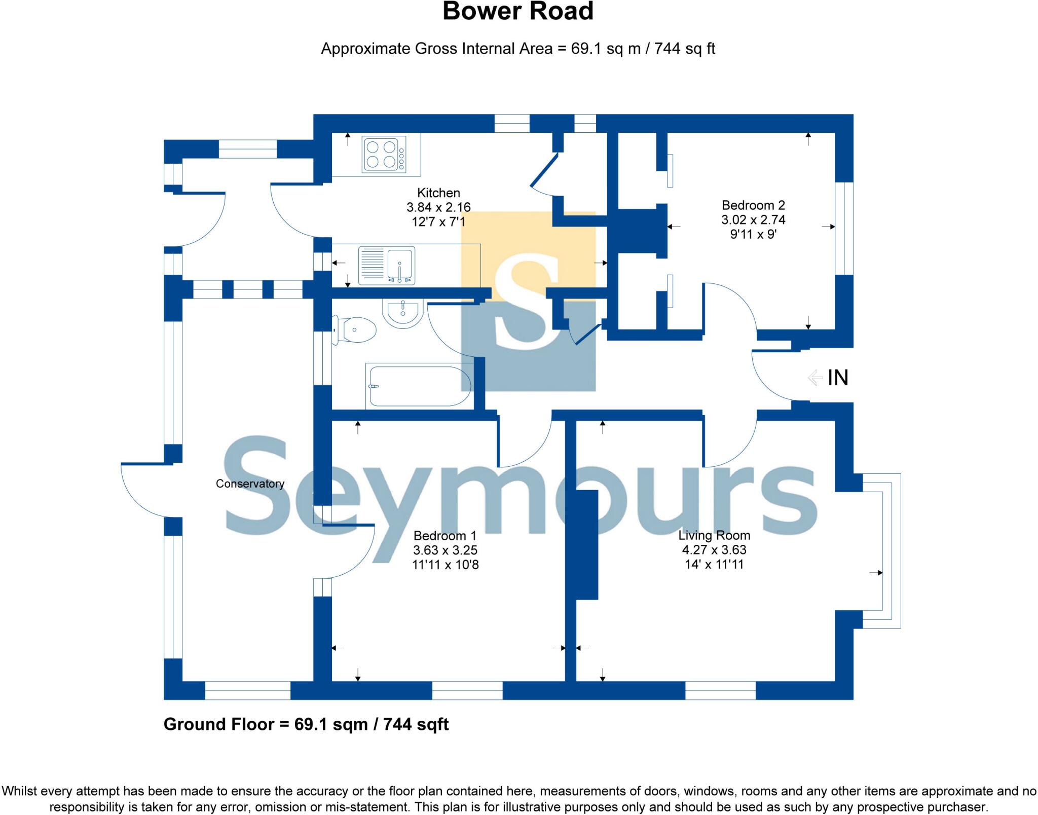 Bower Road, Wrecclesham, Farnham floorplan
