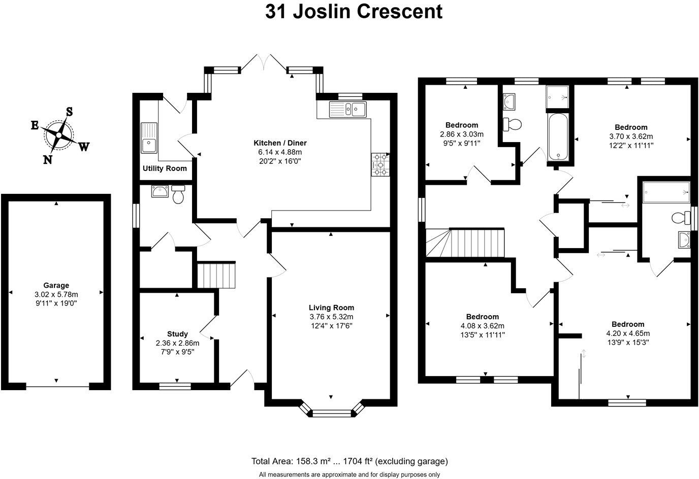 Joslin Crescent, Didcot, Oxfordshire, OX11 floorplan