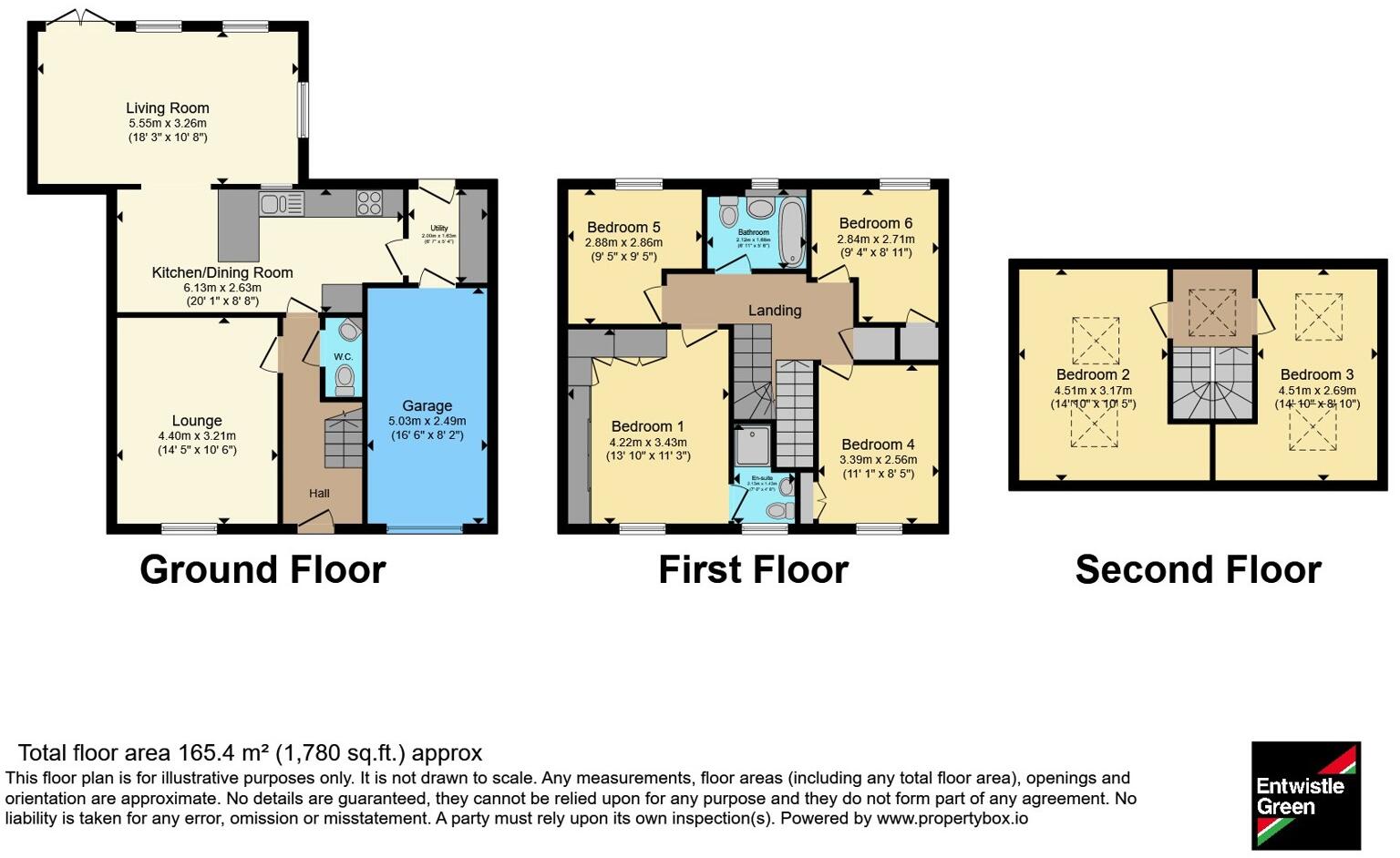 Great Park Drive, Leyland, Lancashire, PR25 floorplan