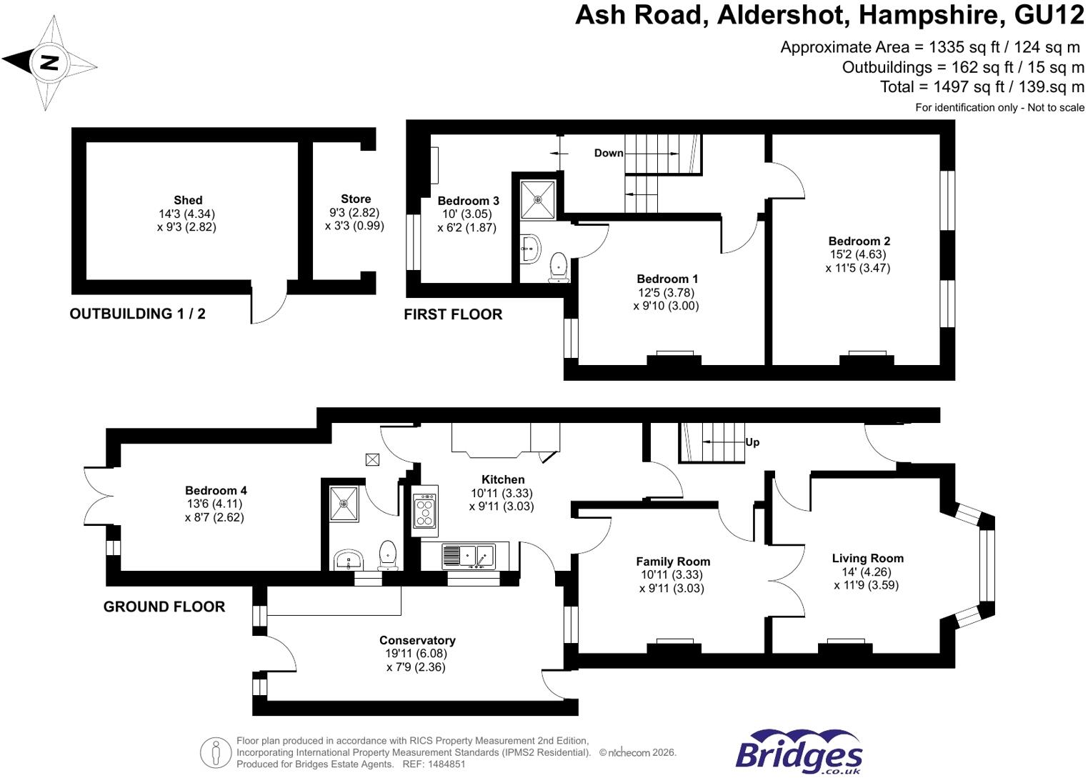 Ash Road, Aldershot, Hampshire, GU12 floorplan