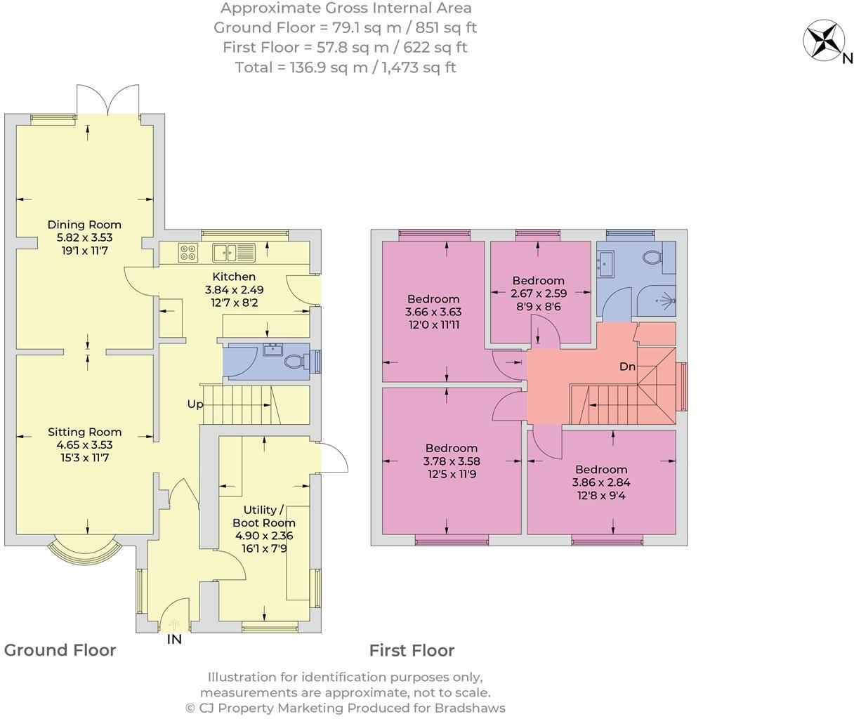 Turnpike Drive, Luton floorplan
